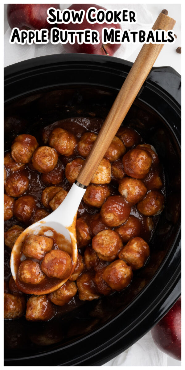 long image of meatballs for pinterest