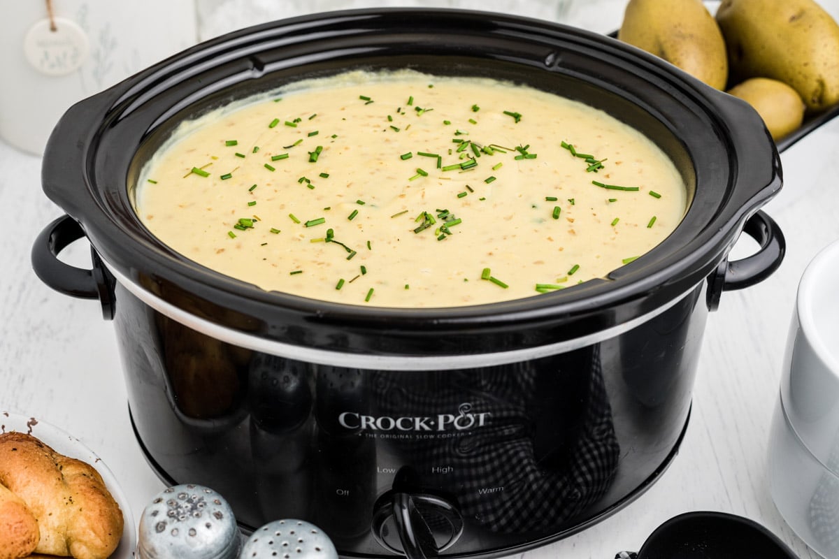 Slow Cooker Potato Leek Soup The Magical Slow Cooker