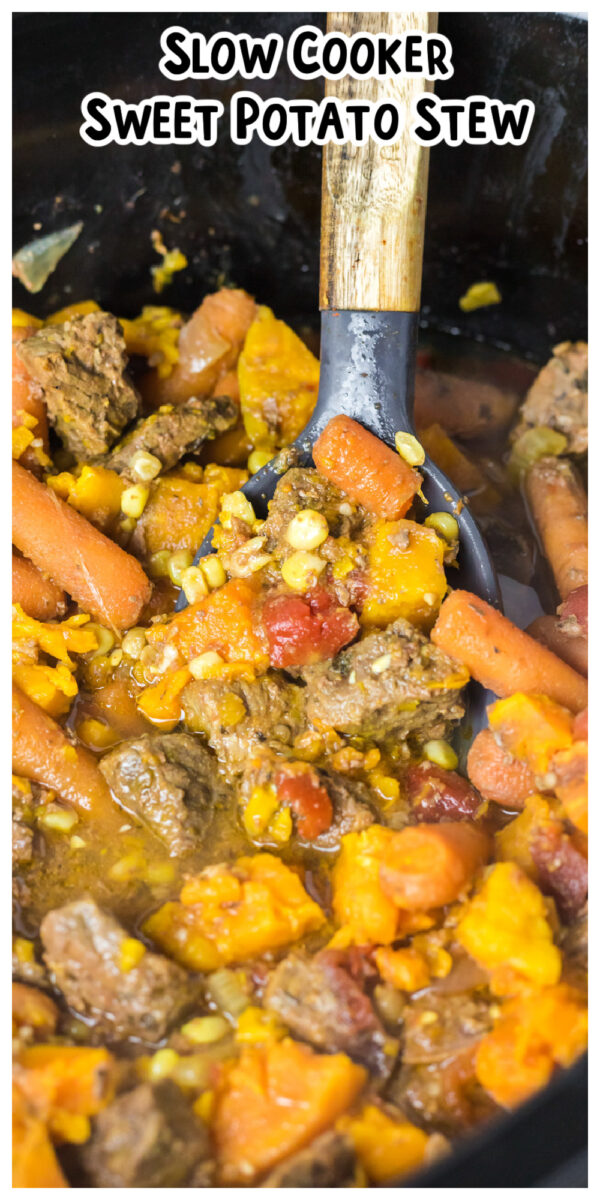 long image of sweet potato stew for pinterest