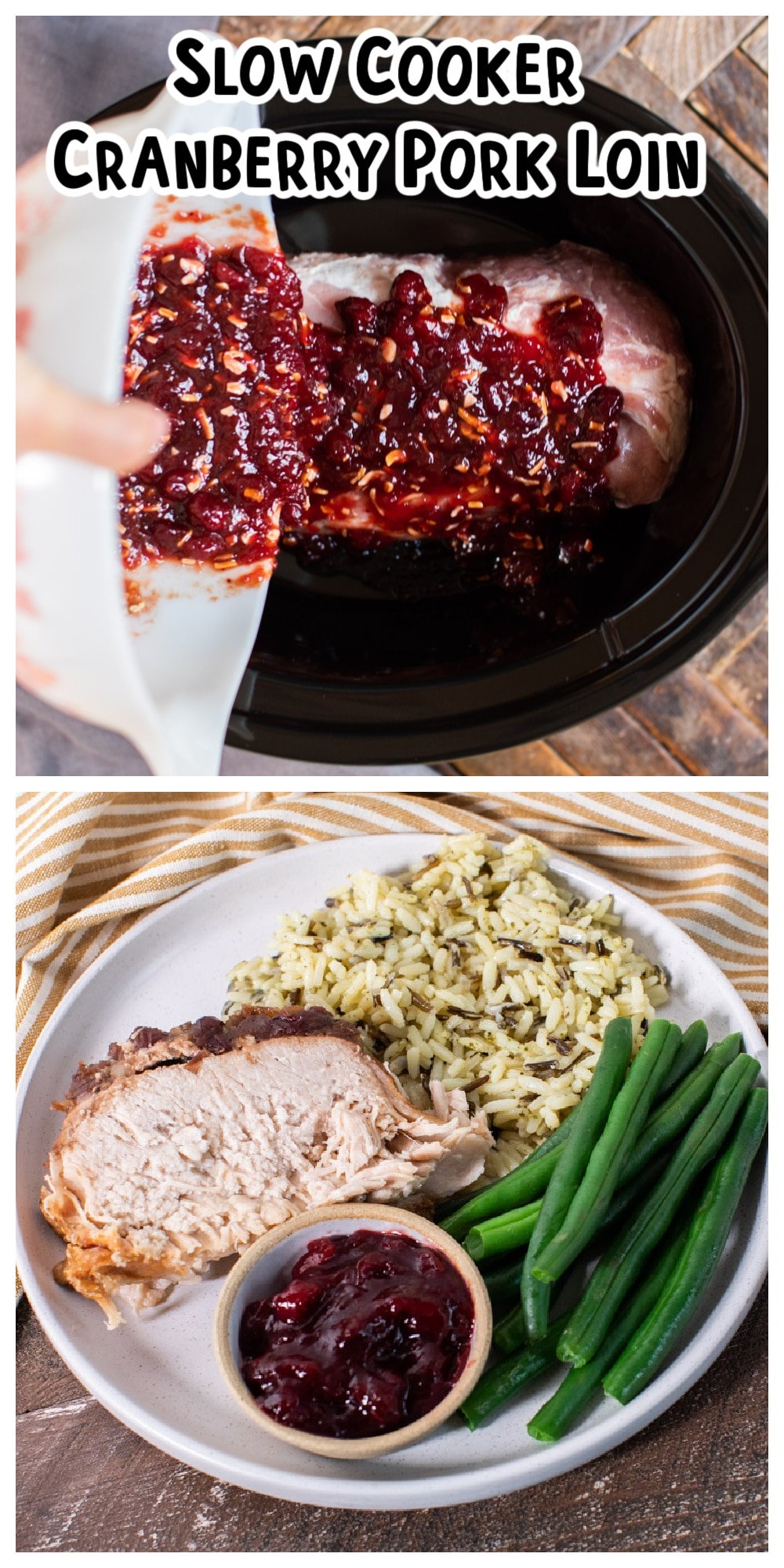 Cranberry Pork Loin Crockpot Recipe The Magical Slow Cooker