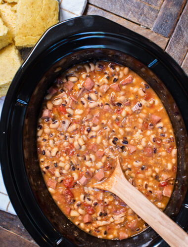 black eyed peas cooked in slow cooker