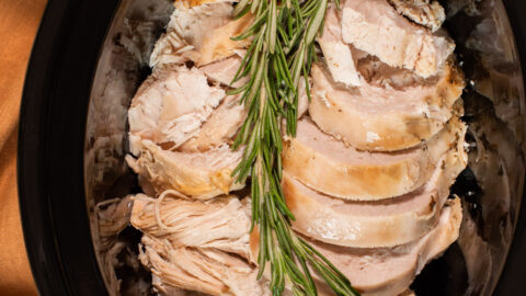 turkey breast slices in slow cooker