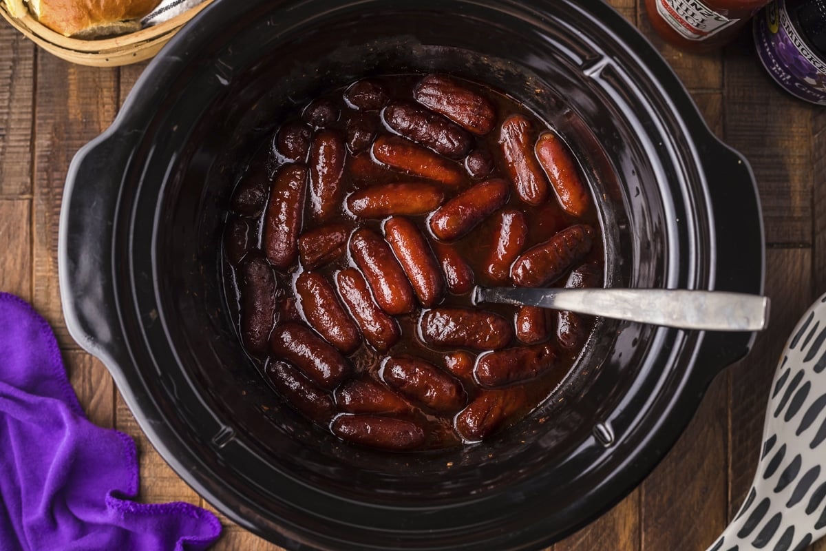 grape jelly little smokies in crockpot