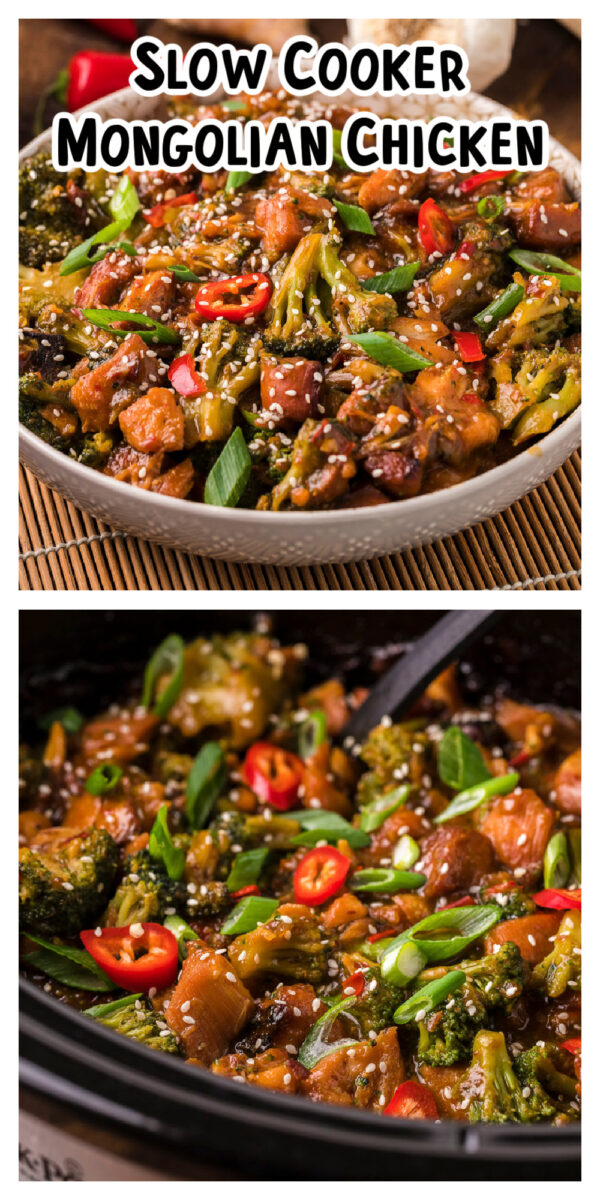 long image of mongolian chicken