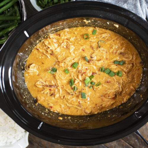 shredded sweet chili chicken and cream cheese