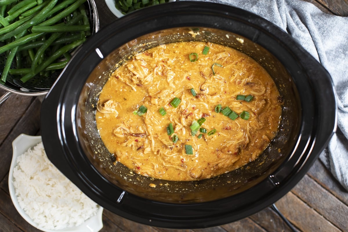 shredded sweet chili chicken and cream cheese