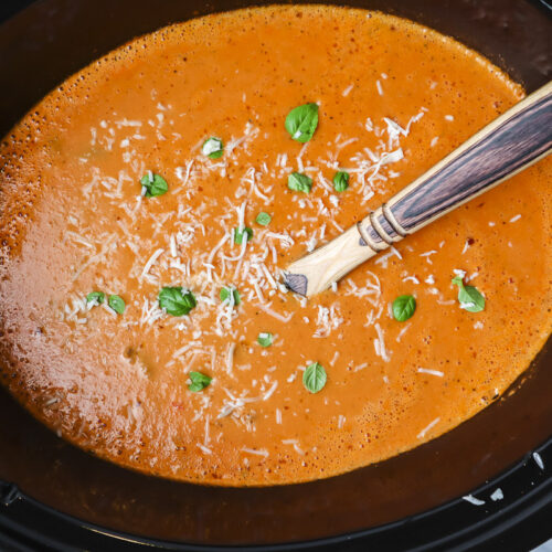 Slow Cooker Tomato Soup - The Magical Slow Cooker