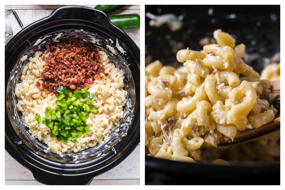 Slow Cooker Jalapeno Mac and Cheese