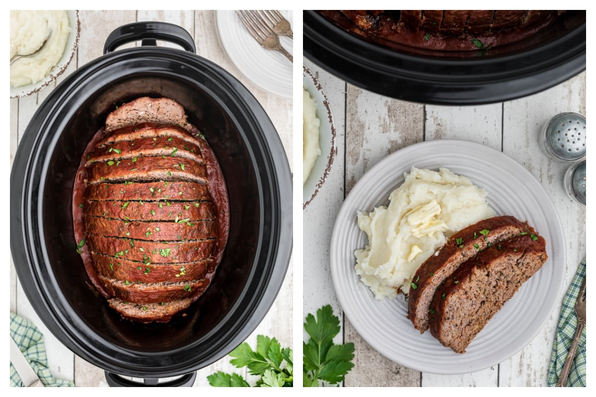 Slow Cooker Meatloaf - WCW - Week 44 - The Farmwife Cooks