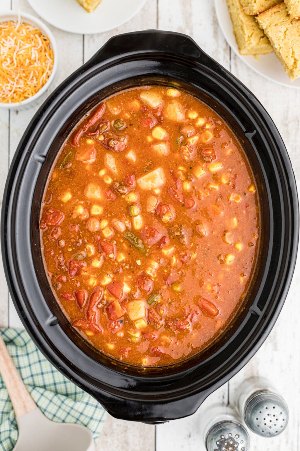 Slow Cooker 7 Can Soup - The Magical Slow Cooker