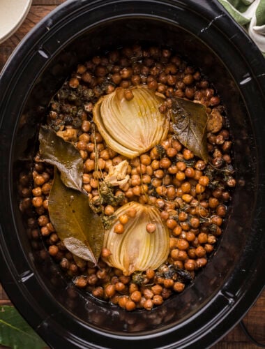 chickpeas cooked in slow cooker