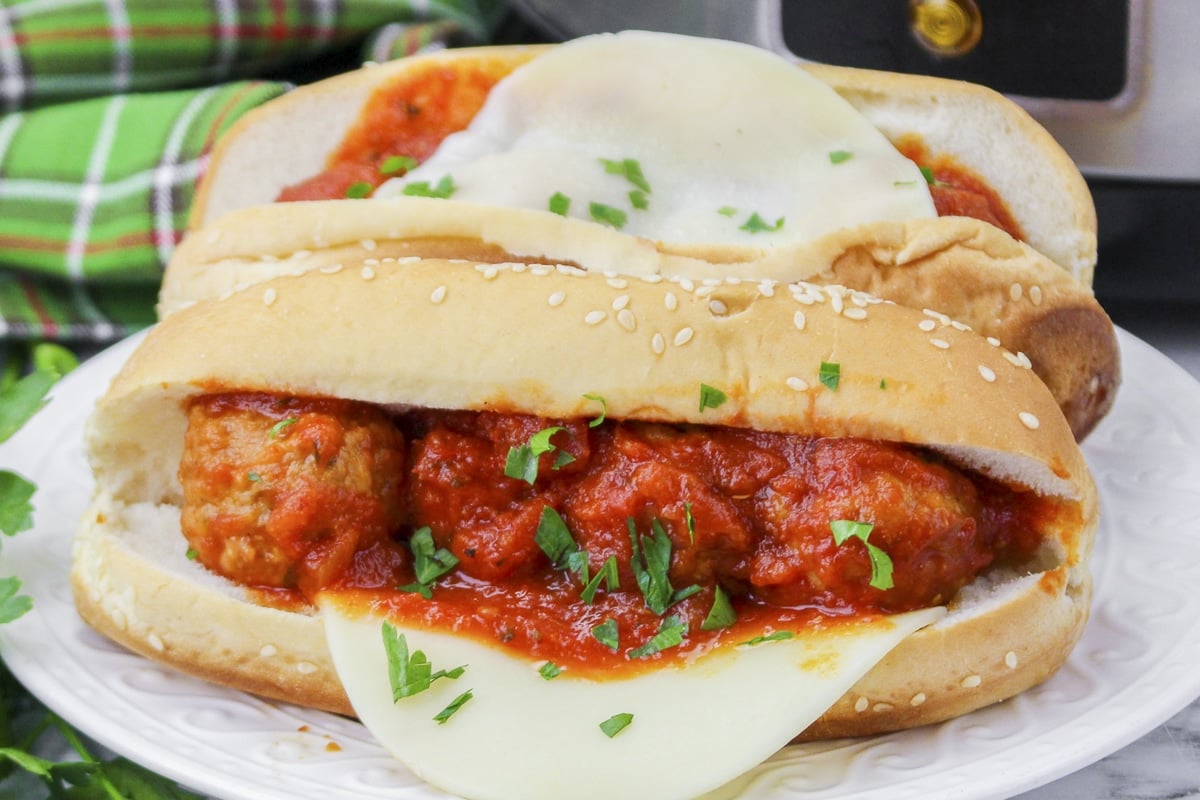 Slow Cooker Meatball Subs The Magical Slow Cooker