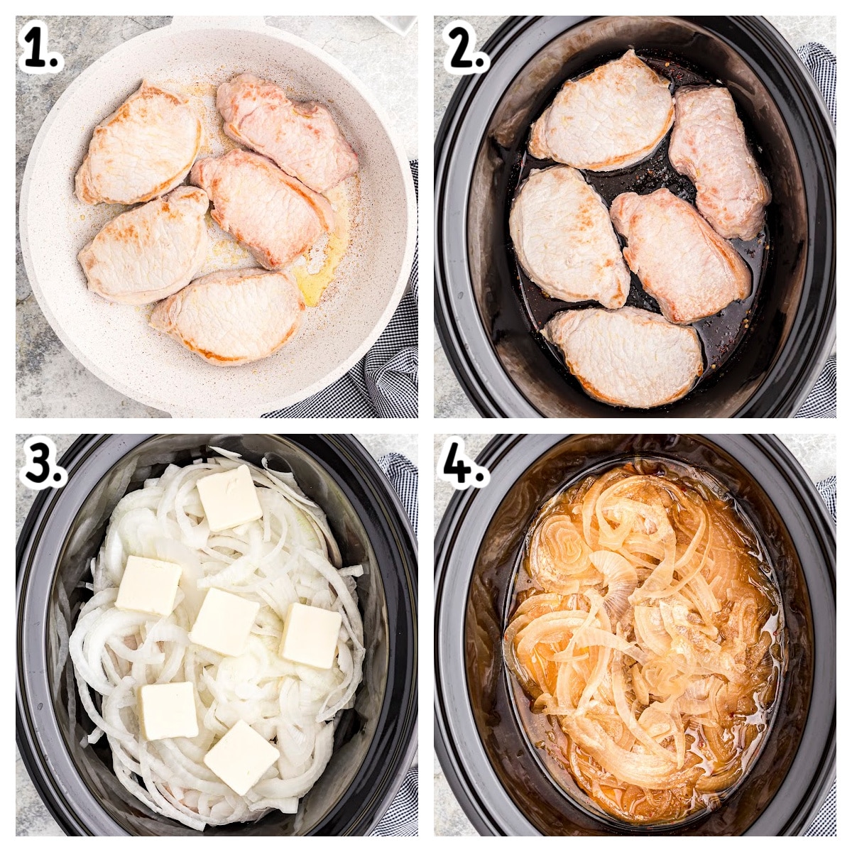 Slow Cooker Pork Chops and Onions The Magical Slow Cooker