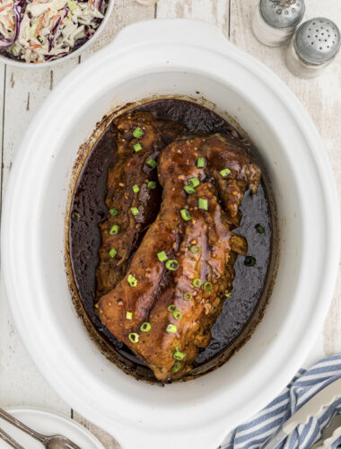 done cooking teriyaki ribs in crockpot