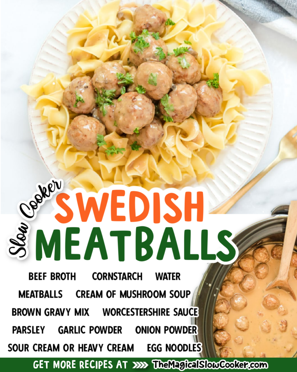 Slow Cooker Swedish Meatballs