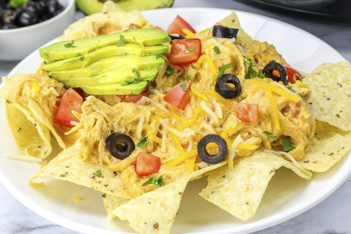 Slow Cooker Queso Chicken-image