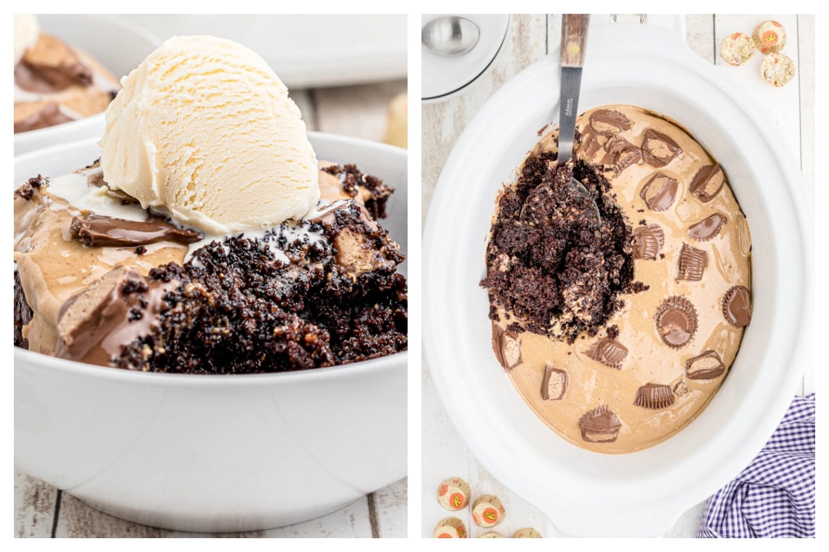 Crockpot Reese's Peanut Butter Cake