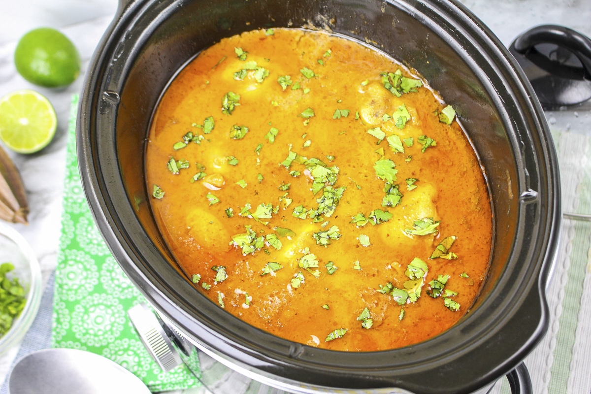 Slow Cooker Thai Peanut Chicken-image