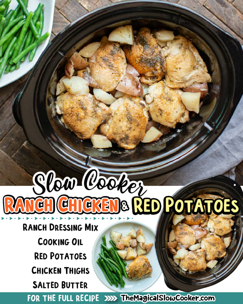 Slow Cooker Ranch Chicken and Red Potatoes - The Magical Slow Cooker