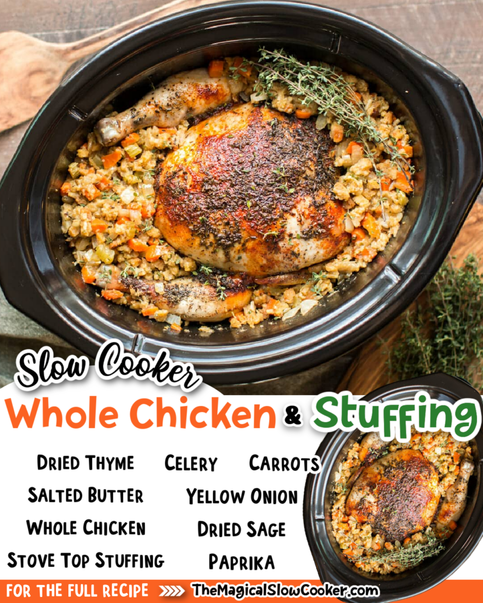 Slow Cooker Whole Chicken - The Magical Slow Cooker