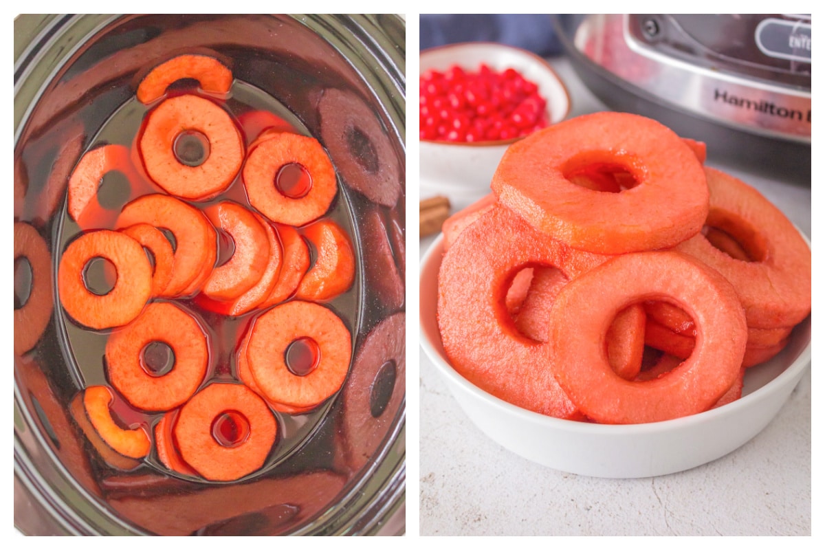 Slow Cooker Red Hot Apple Slices