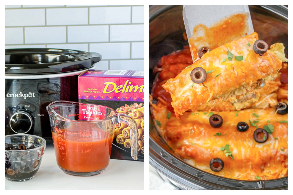 Slow Cooker Lazy Enchiladas The Magical Slow Cooker