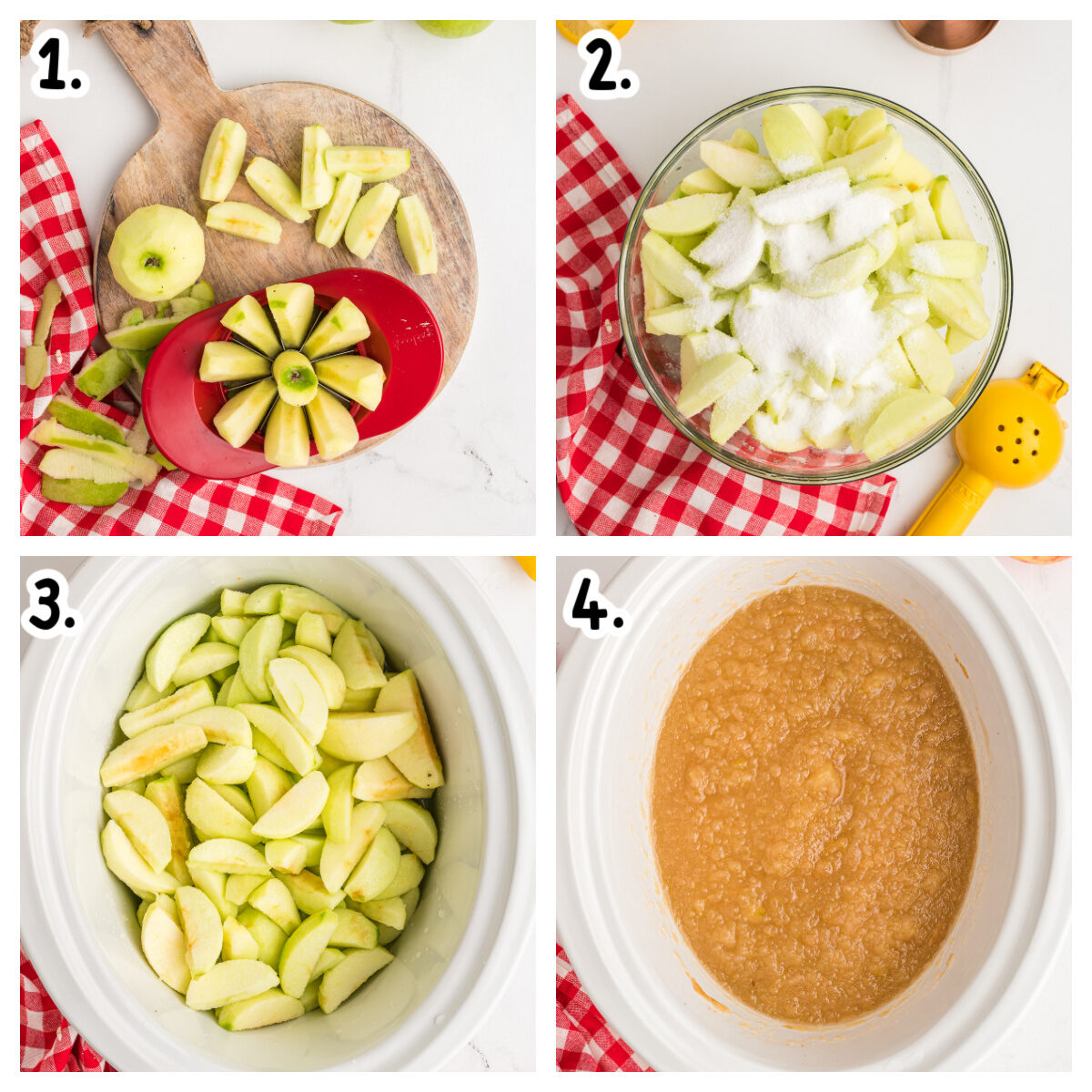 4 images about how to assemble applesauce in crockpot.