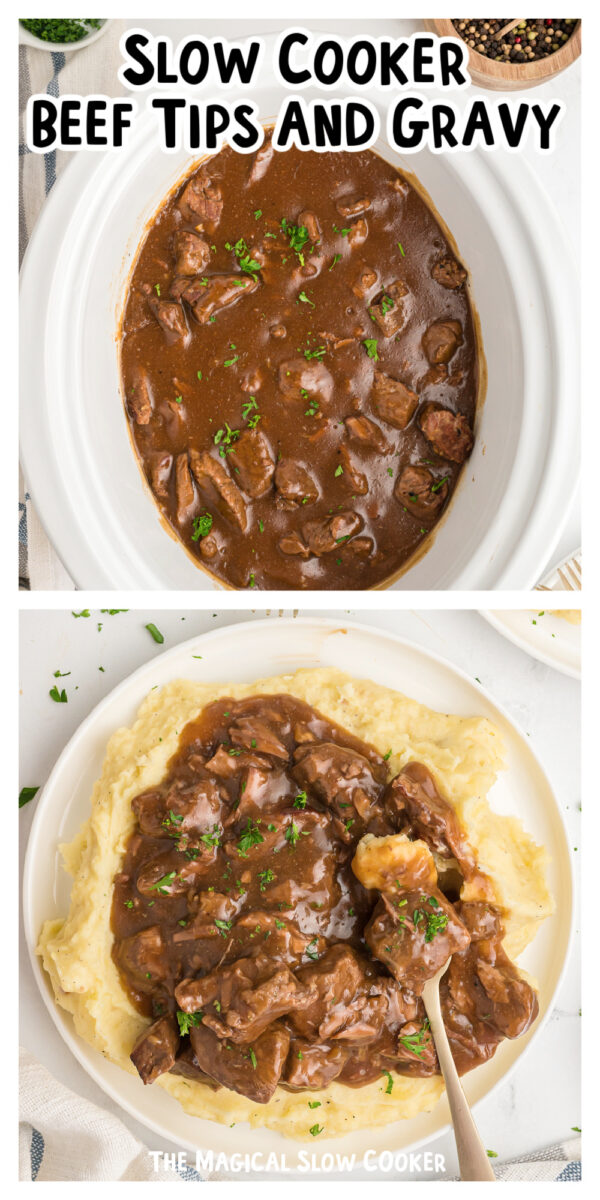 Slow Cooker Beef Tips - The Magical Slow Cooker