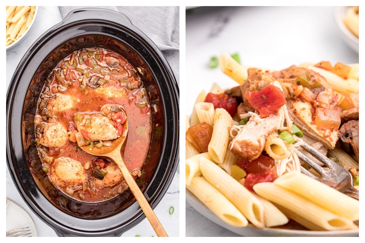 Slow Cooker Chicken Cacciatore The Magical Slow Cooker