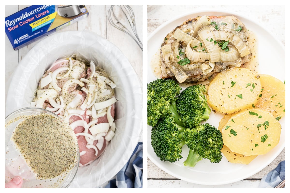 Slow Cooker Herbed Pork Chops and Potatoes The Magical Slow Cooker