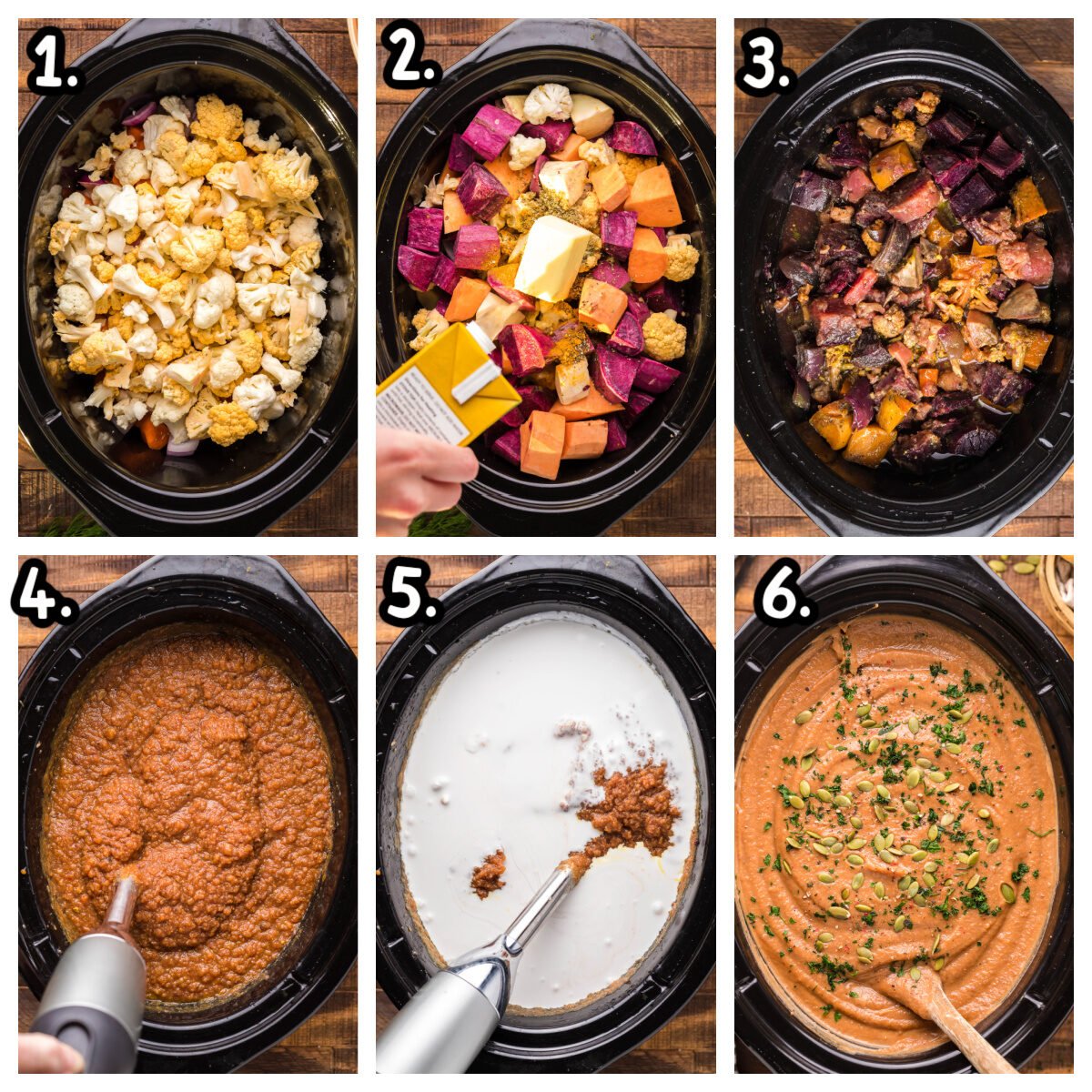 6 images about how to cook sweet potato soup in crockpot.