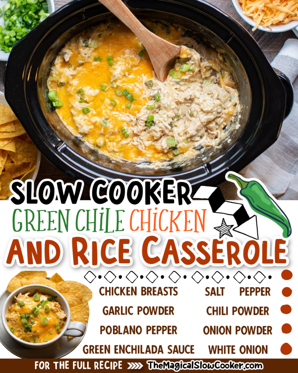 Crockpot Green Chile Chicken - My Texas Kitchen