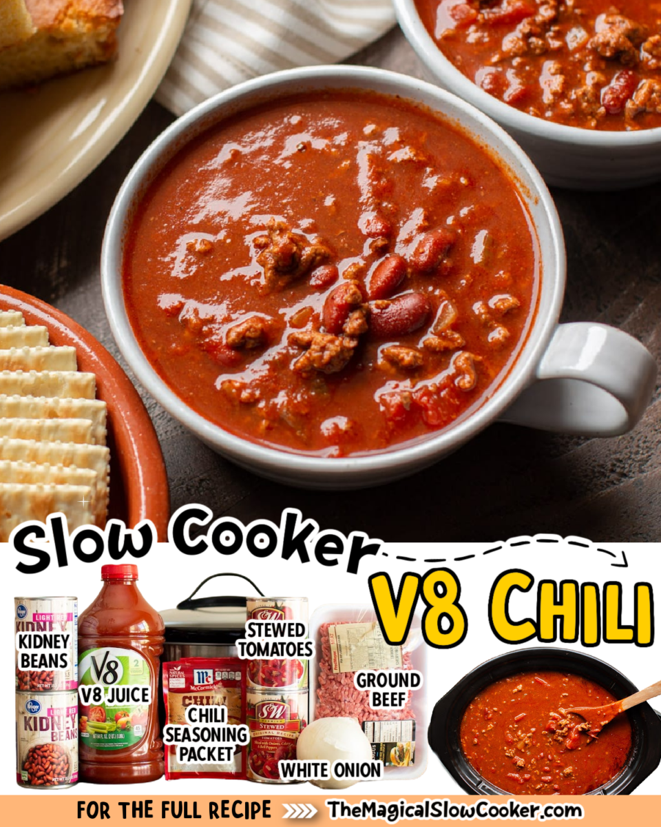 Slow Cooker V8 Chili The Magical