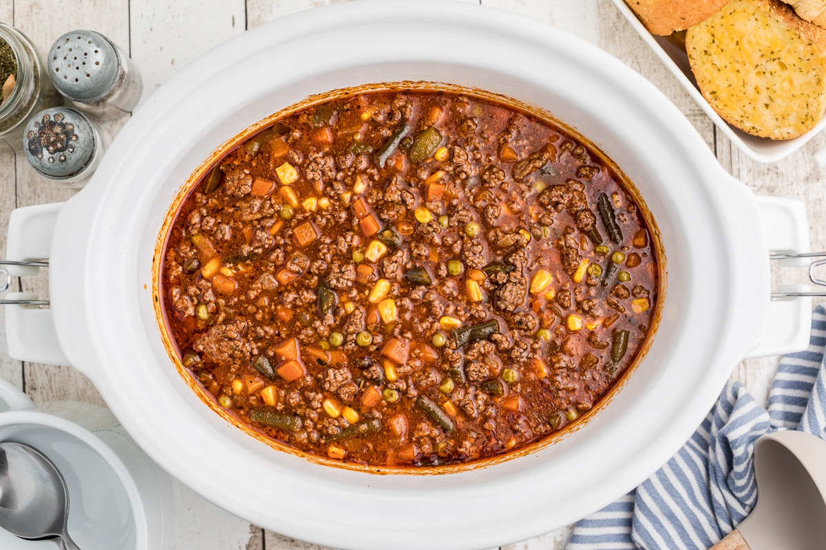 Slow Cooker Hamburger Soup Recipe-image