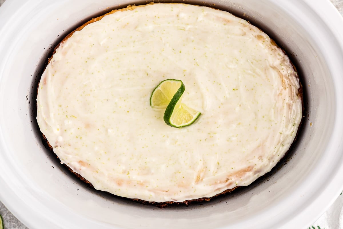 Slow Cooker Key Lime Cake