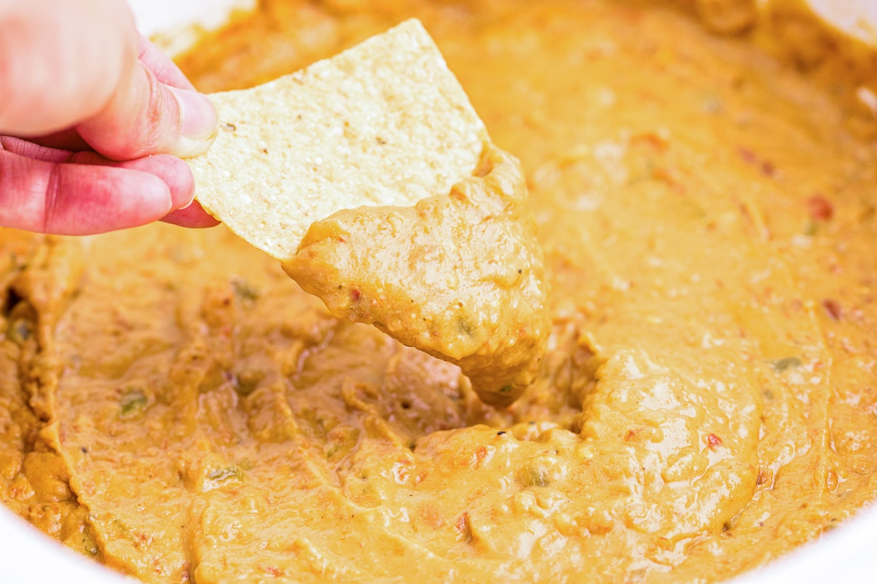 Slow Cooker Velveeta Bean Dip