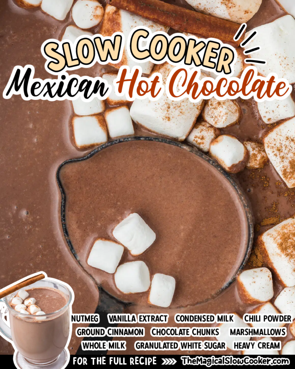 Slow Cooker Mexican Hot Cocoa - Accidental Happy Baker