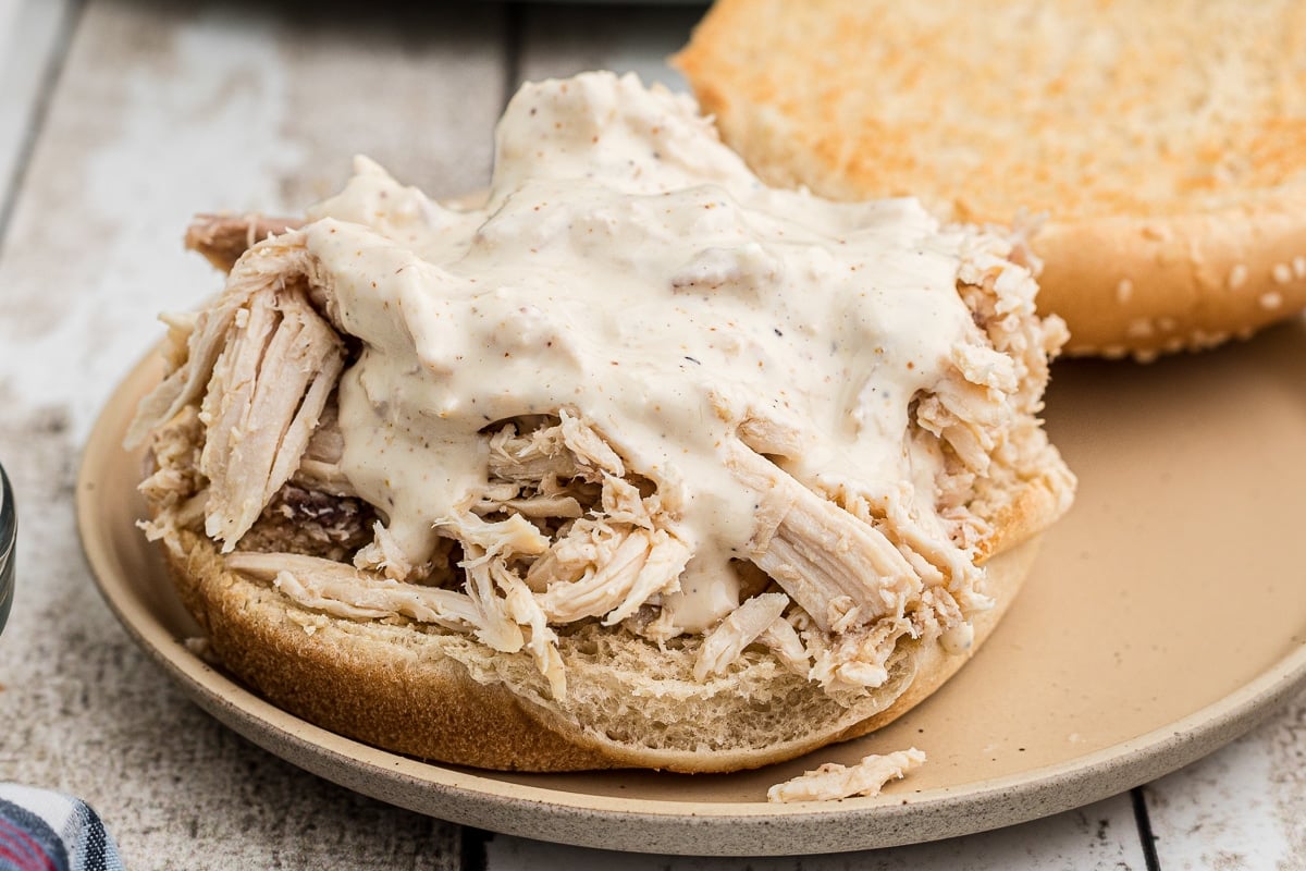 Alabama Chicken Sandwiches The Magical Slow Cooker
