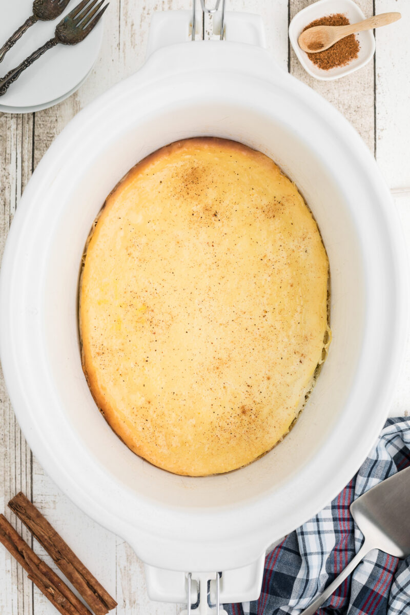 Slow Cooker Baked Custard The Magical Slow Cooker
