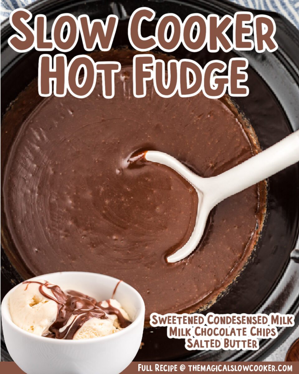 images of hot fudge with text for facebook.