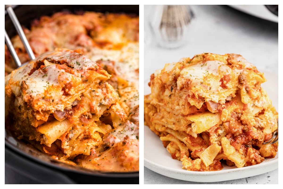 Slow Cooker Lasagna The Magical Slow Cooker