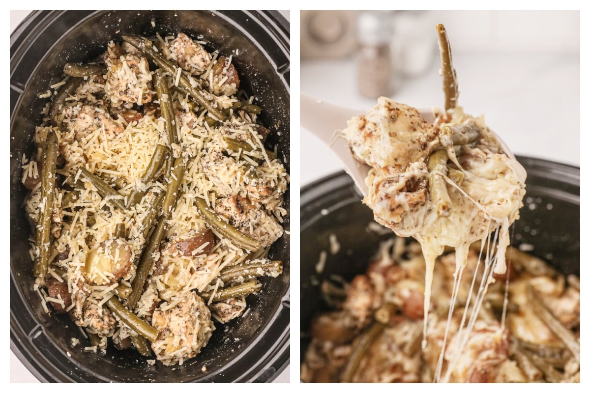 Slow Cooker Garlic Parmesan Chicken Dinner The Magical Slow Cooker