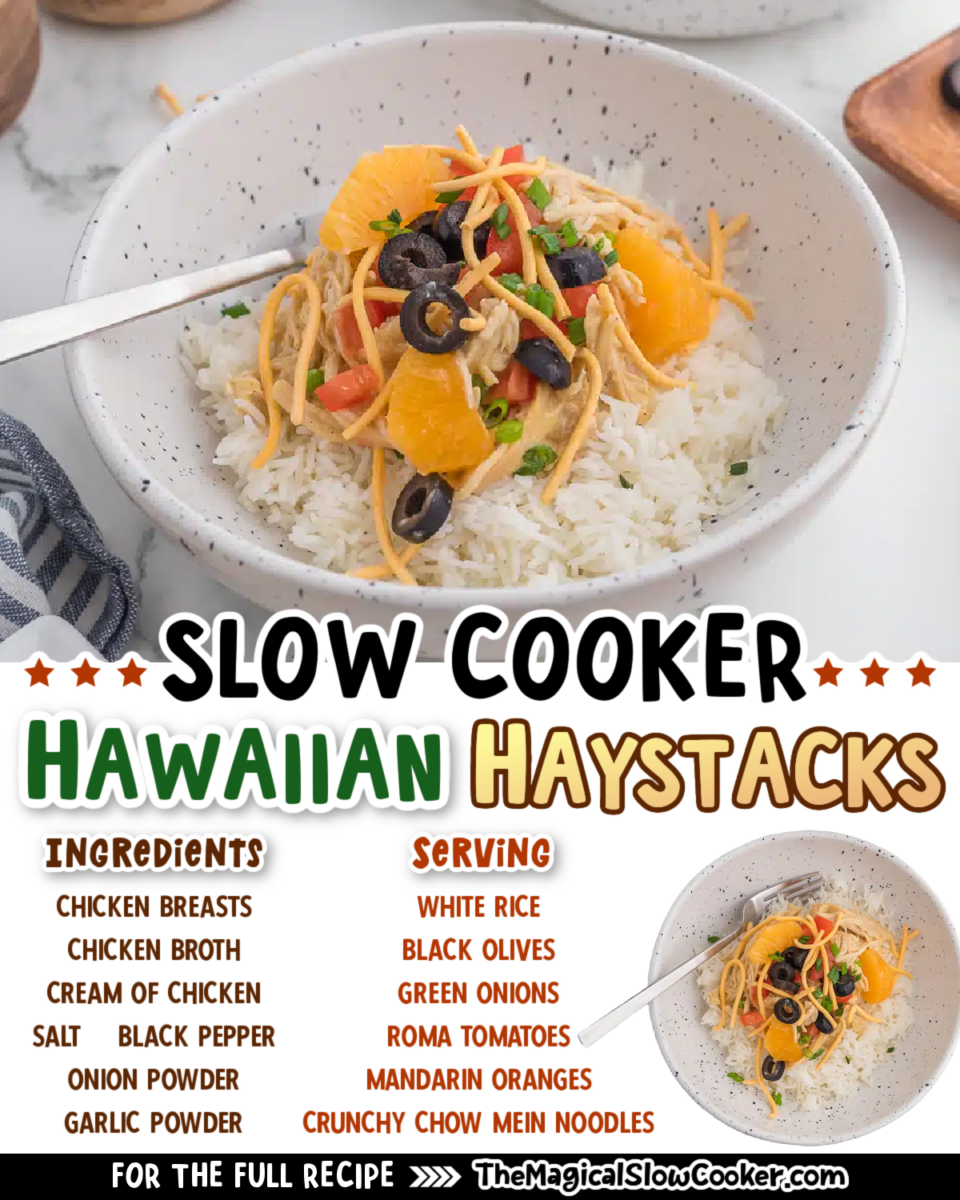 Slow Cooker Hawaiian Haystacks The