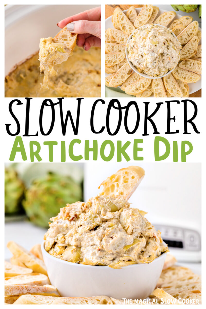 Slow Cooker Spinach and Artichoke Dip - Slow Cooker Gourmet