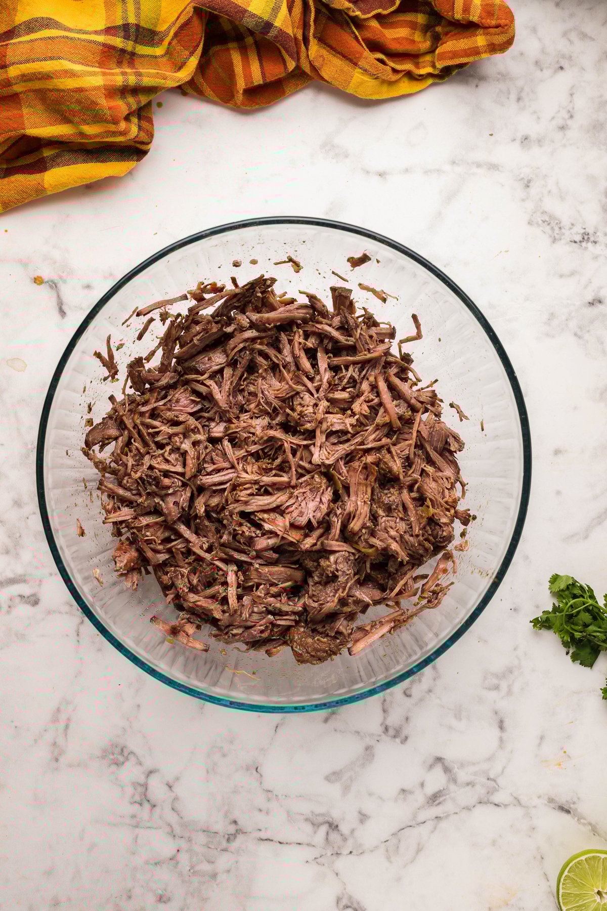 shredded taco meat.