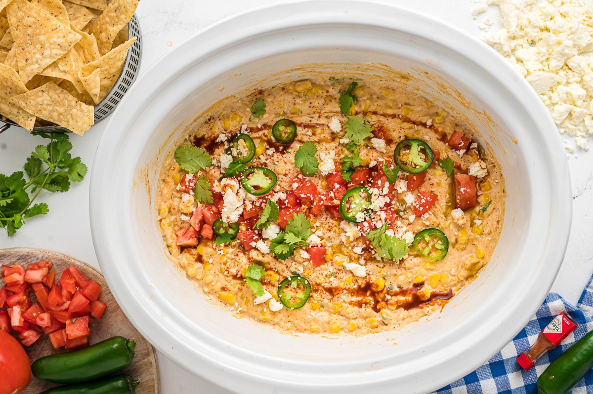 Easy Crockpot Corn Dip Recipe Story - 3 Boys and a Dog