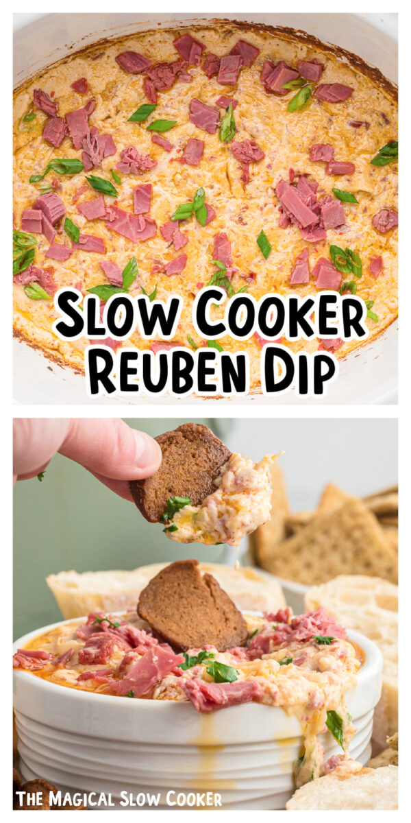 Crockpot Reuben Dip Recipe - My Heavenly Recipes