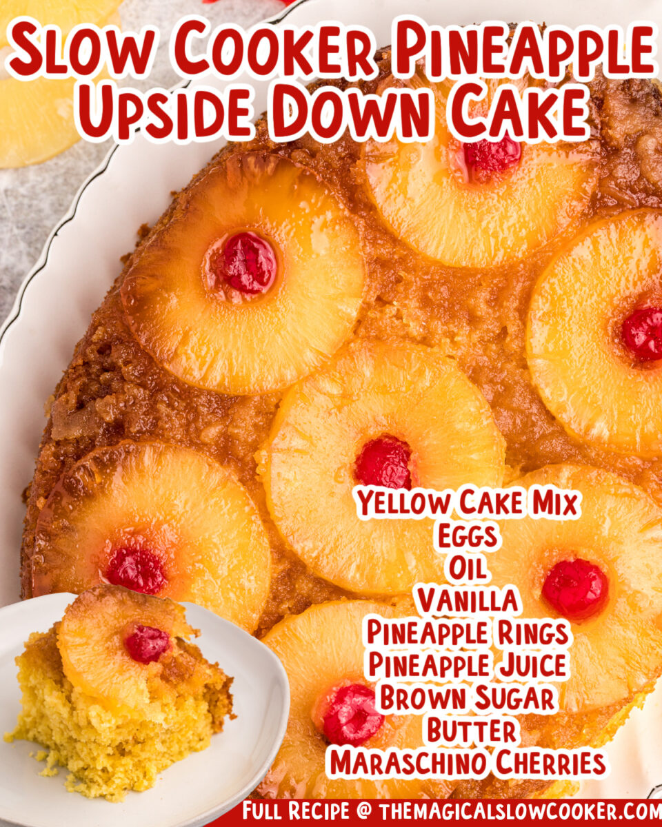 images of pineapple upside down cake for facebook.