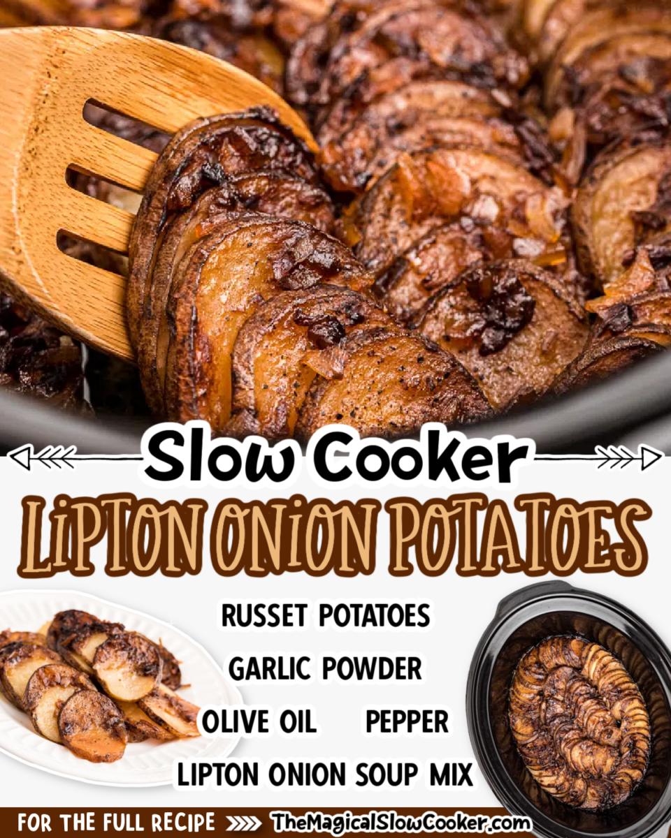Lipton onion potatoes images with text of what the ingredients are for facebook.