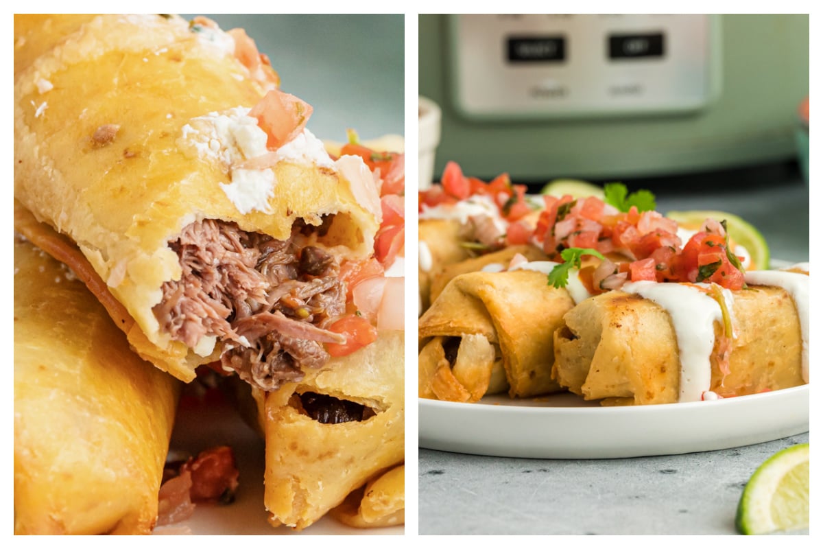 Shredded Beef Chimichangas - Savor the Best